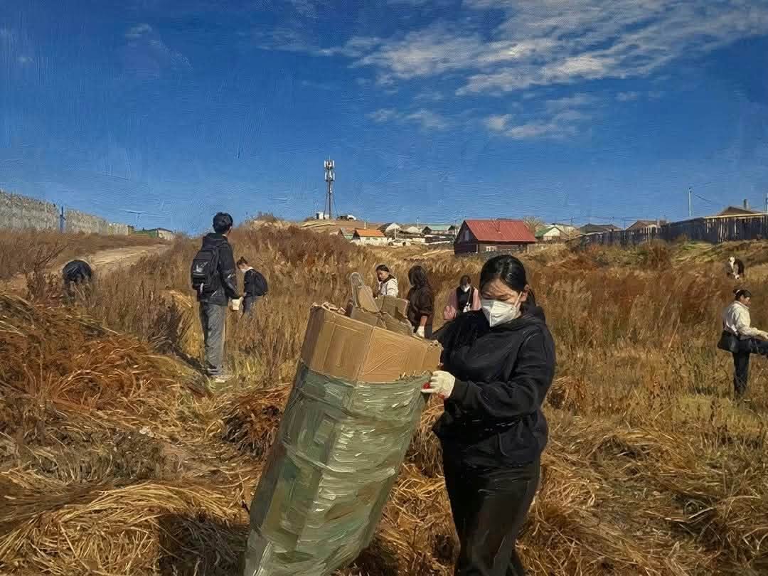 Дархан-Уул аймаг: "Бидний хот" аянд оюутан, сурагчид нэгдэж байна
